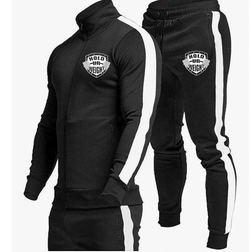 Men Track Suits Tapered Leg