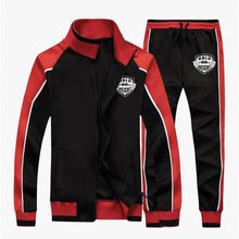 Men's Tri-color Track Suits - Tapered Legs