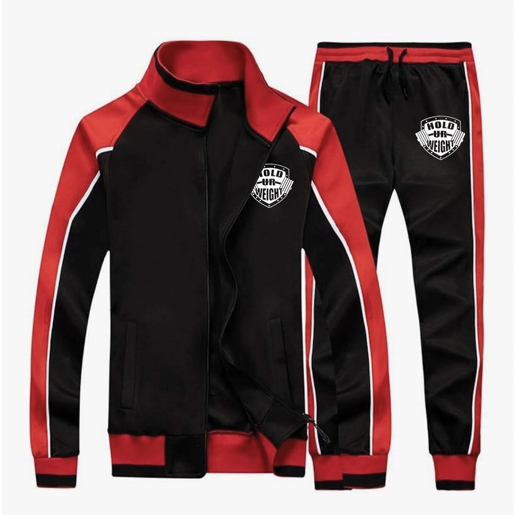 Men's Tri-color Track Suits - Tapered Legs