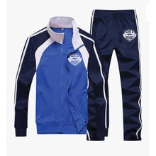 Men's Tri-color Track Suits - Straight Leg