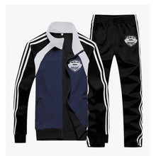 Men's Tri-color Track Suits - Straight Leg