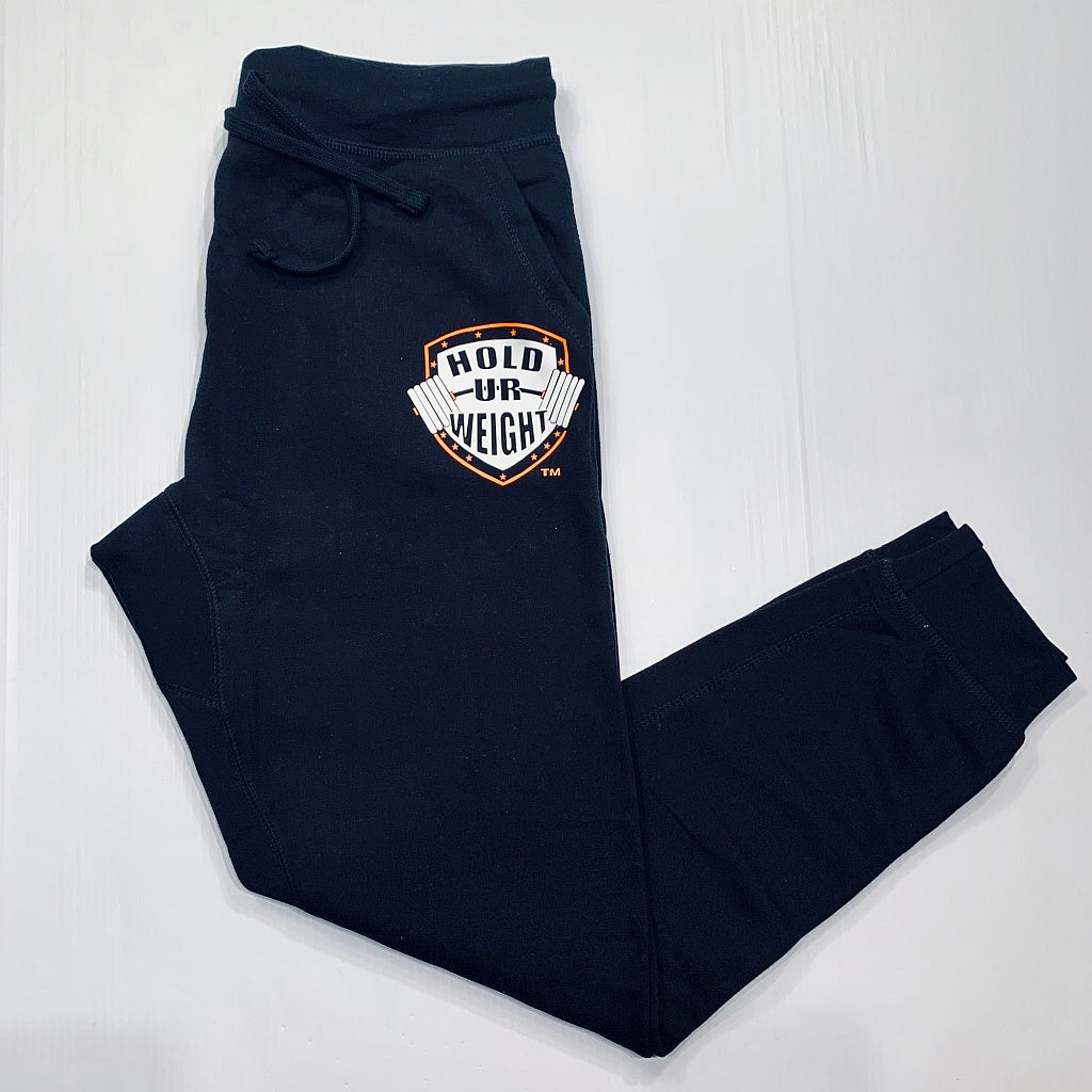 Custom Black Jogger Pants - 2 Color Logo