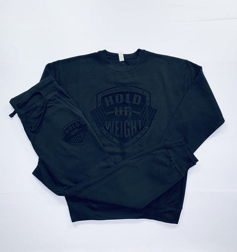 Black on Black Jogger Set